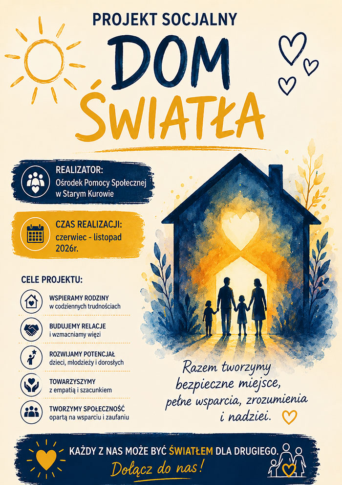 Plakat doś światła